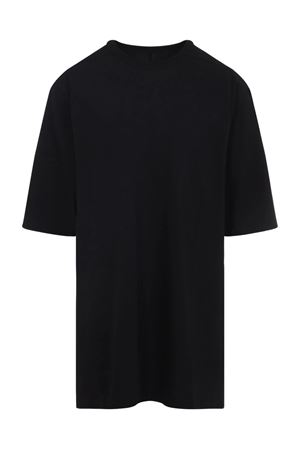 T-shirt in cotone nero RICK OWENS | RU02E1274JA09